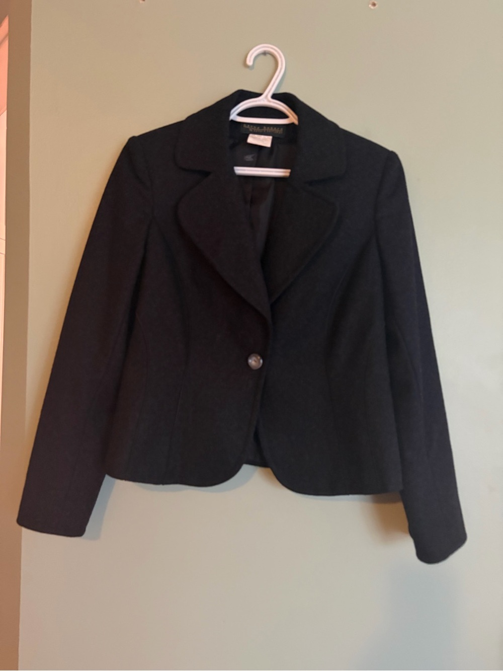 Harve Benard Wool Blazer 6 Corpcore Charcoal Gray Biye Academia Tailored MINT